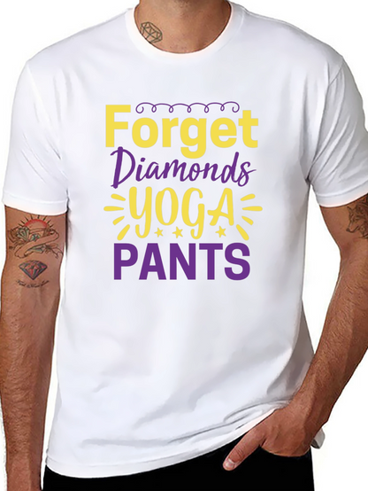 Forget Diamonds Yoga Pants T-Shirt