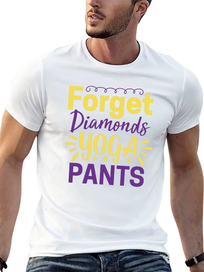 Forget Diamonds Yoga Pants T-Shirt