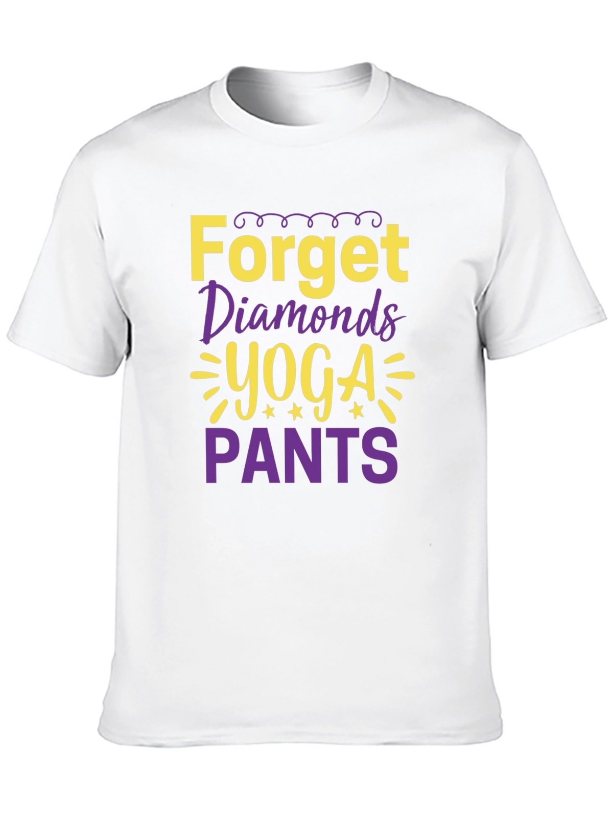 Forget Diamonds Yoga Pants T-Shirt