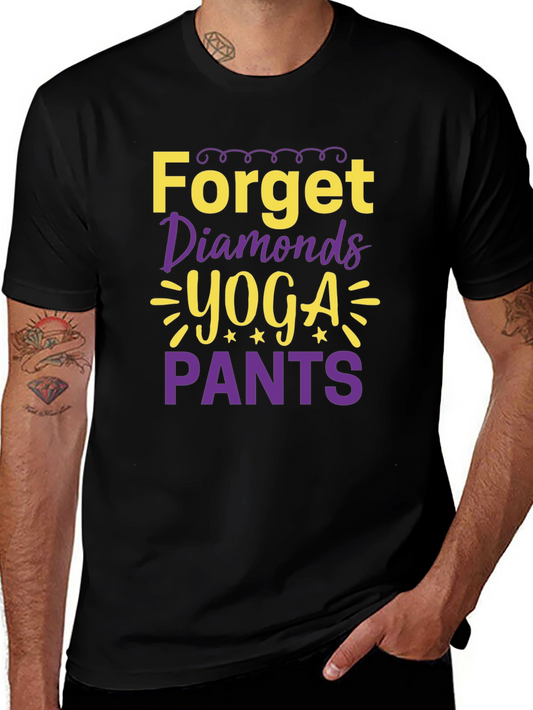 Forget Diamonds Yoga Pants T-Shirt