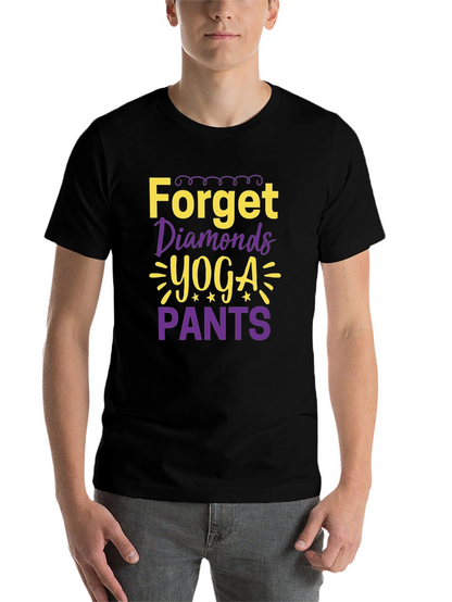 Forget Diamonds Yoga Pants T-Shirt