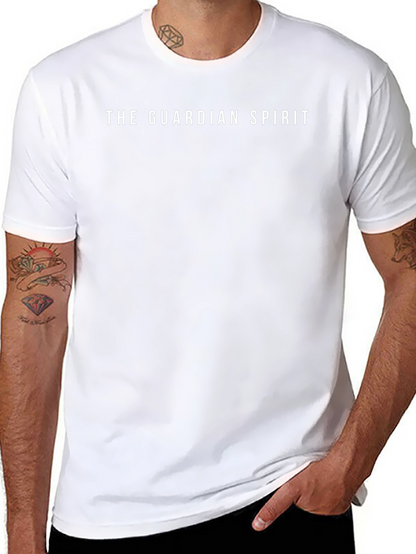 The Guardian Spirit Black Graphic T-Shirt