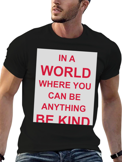 Be Kind Graphic T-Shirt - Black