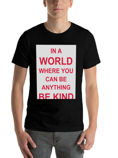 Be Kind Graphic T-Shirt - Black