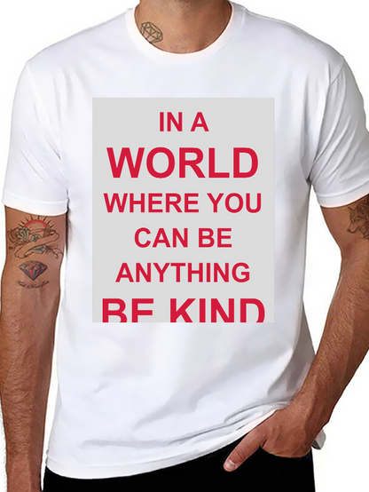 Be Kind Graphic T-Shirt - Black