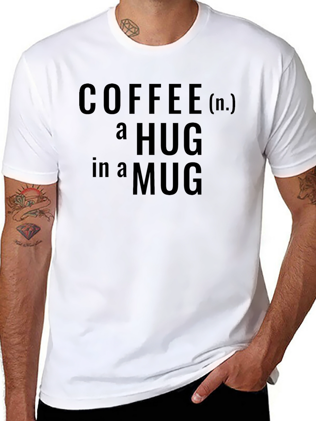Coffee Hug in a Mug Graphic T-Shirt