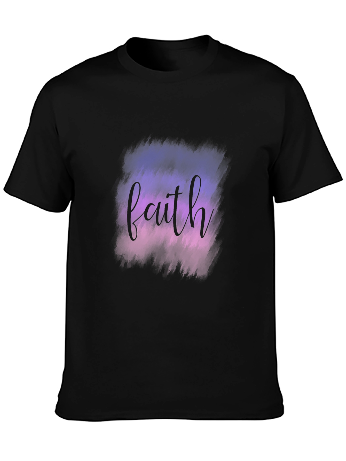 Faith Graphic Tee - Stylish & Comfortable Black T-Shirt