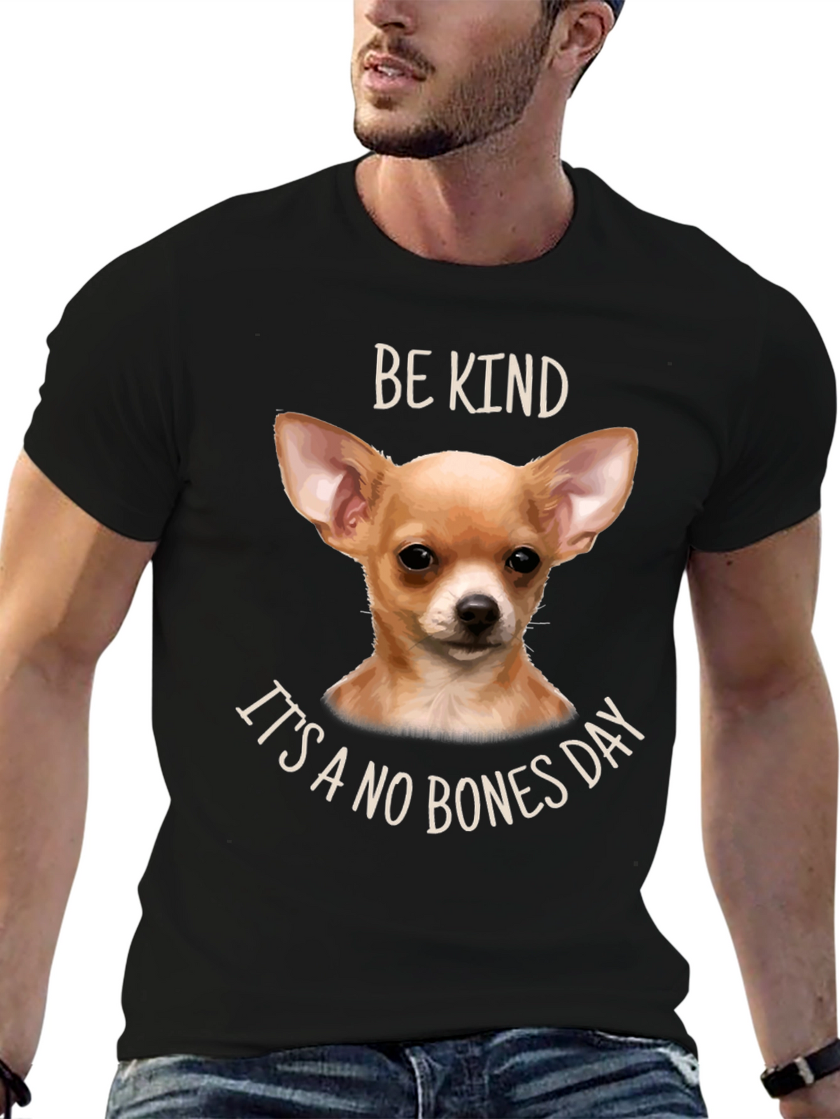 Be Kind Its A No Bones Day Dog T-Shirt