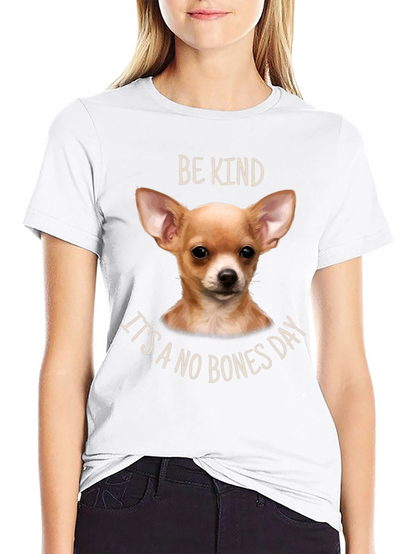 Be Kind Its A No Bones Day Dog T-Shirt