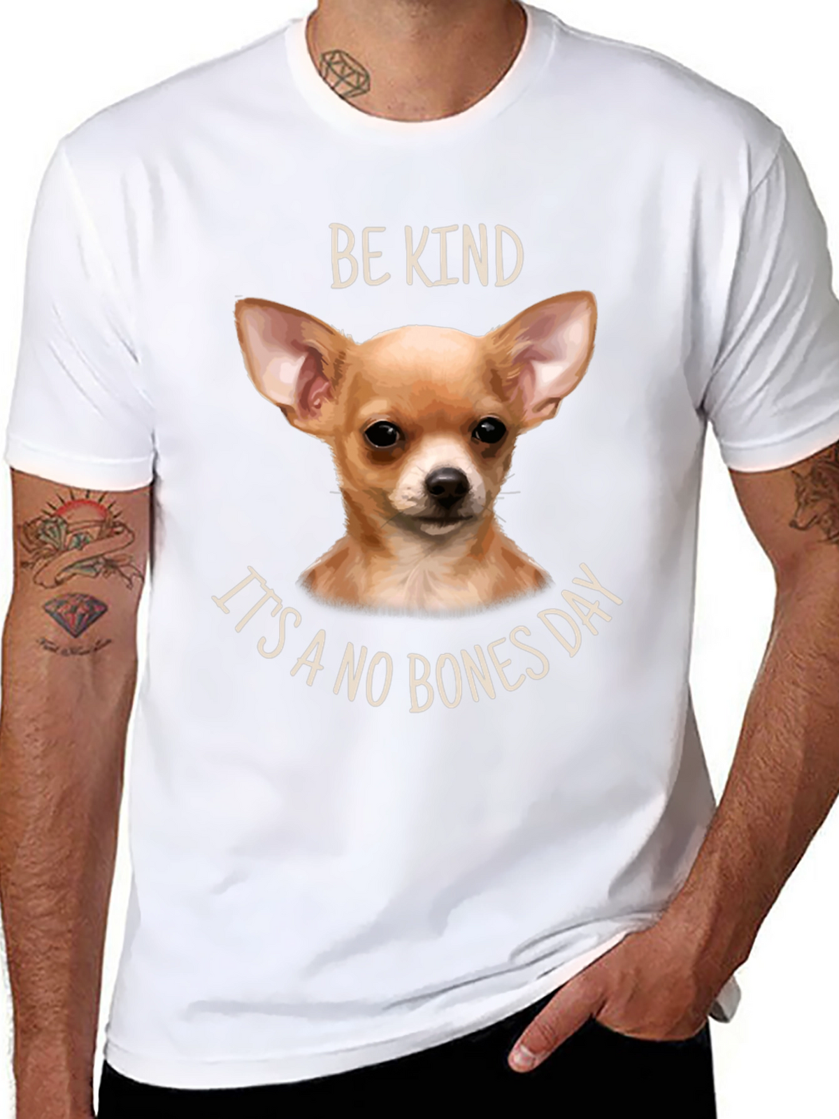 Be Kind Its A No Bones Day Dog T-Shirt