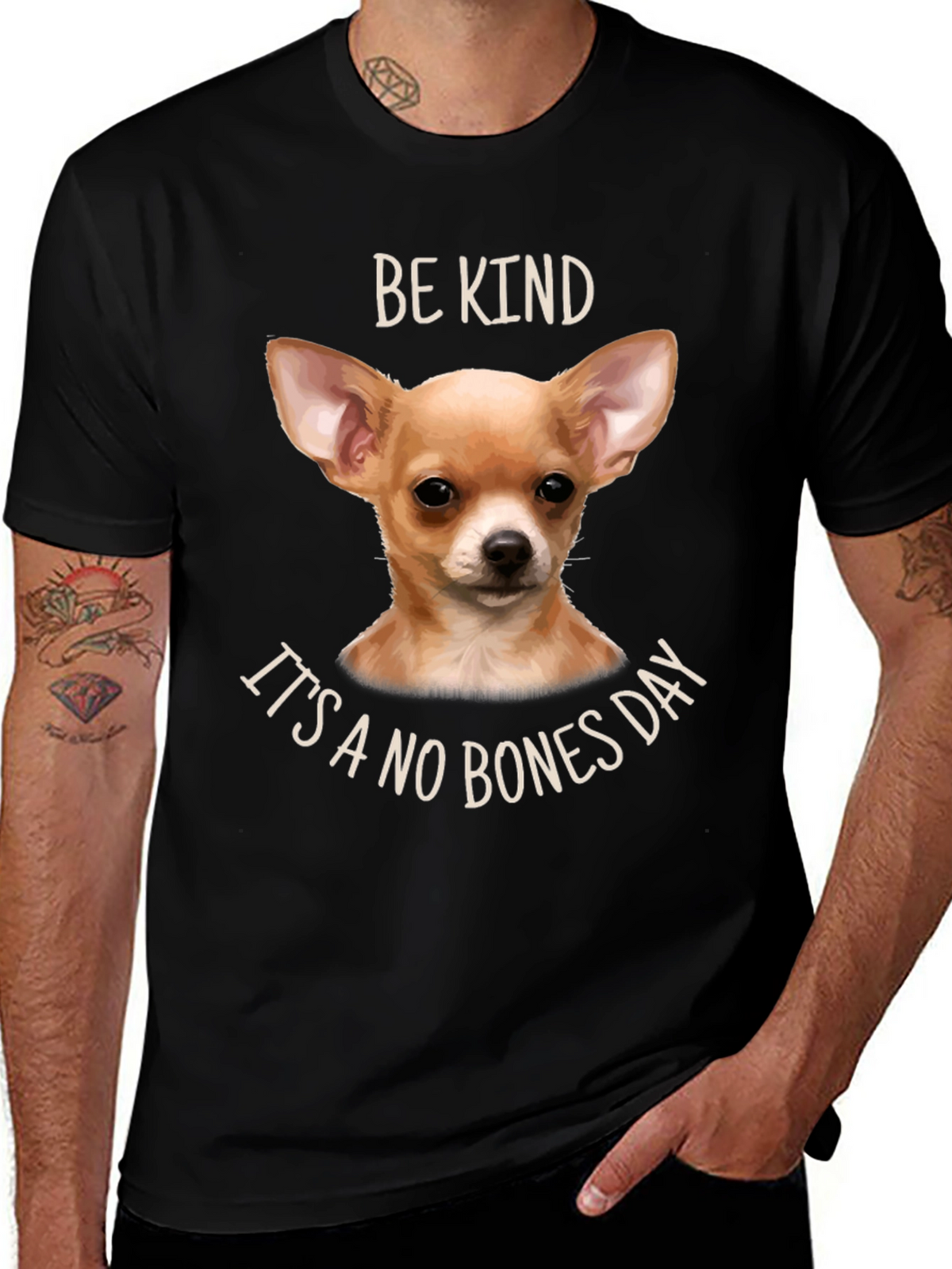Be Kind Its A No Bones Day Dog T-Shirt