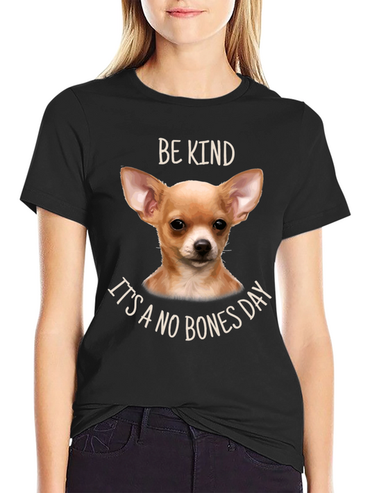 Be Kind Its A No Bones Day Dog T-Shirt