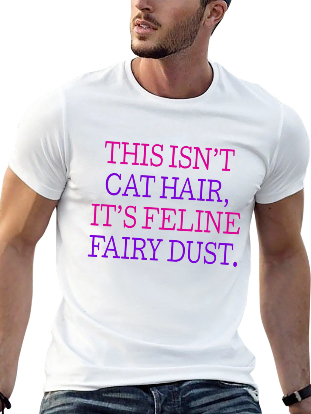 Feline Fairy Dust T-Shirt - Cat Lover Apparel
