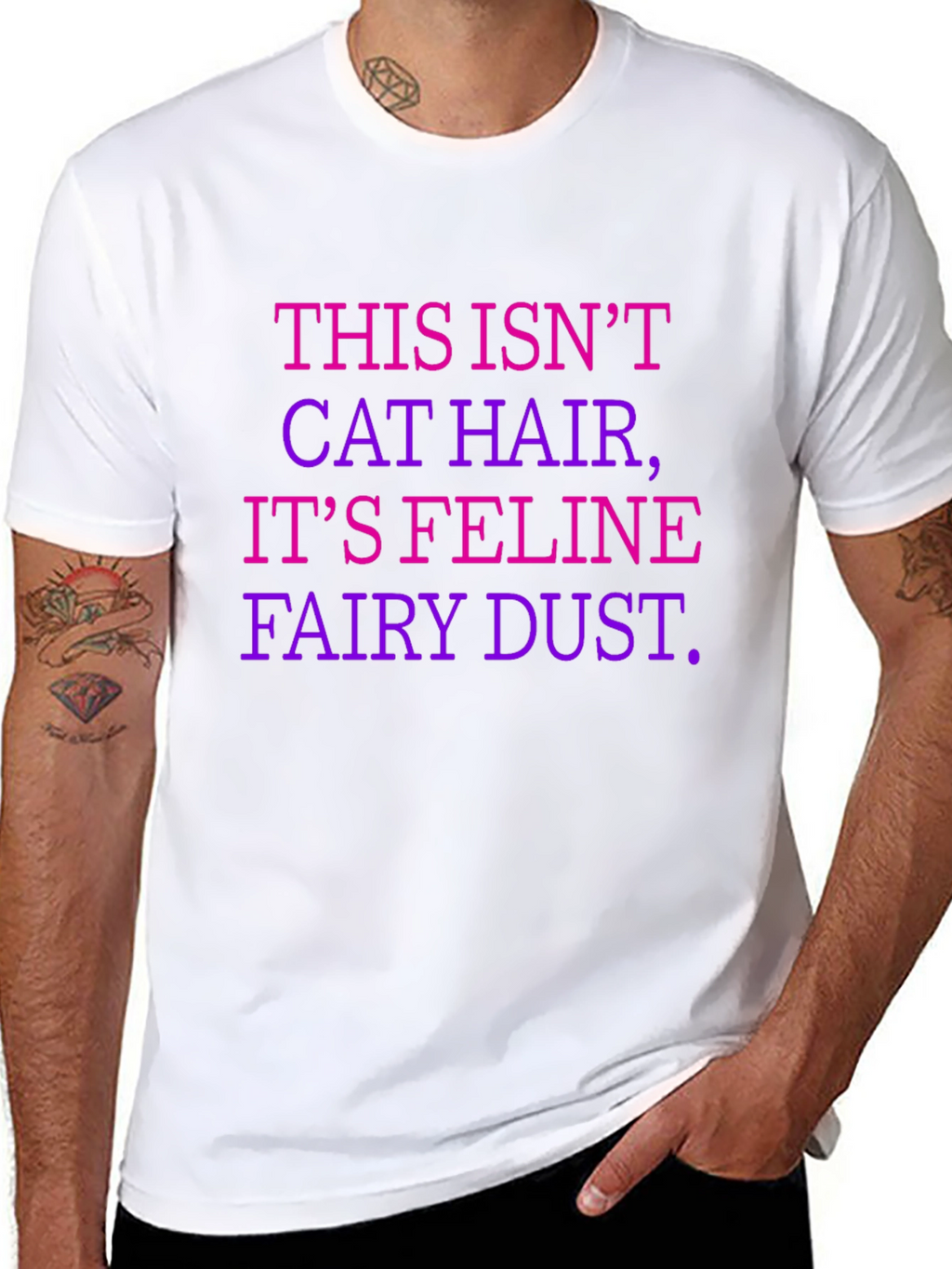 Feline Fairy Dust T-Shirt - Cat Lover Apparel