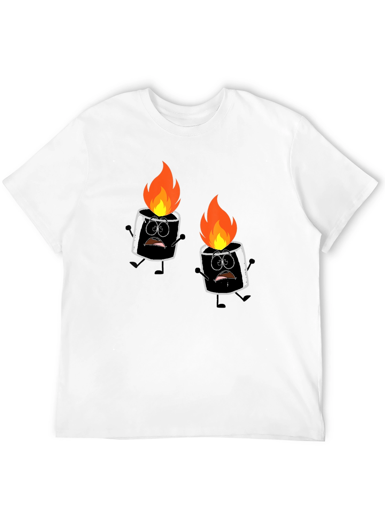 Burnt Marshmallow Graphic Tee - Black