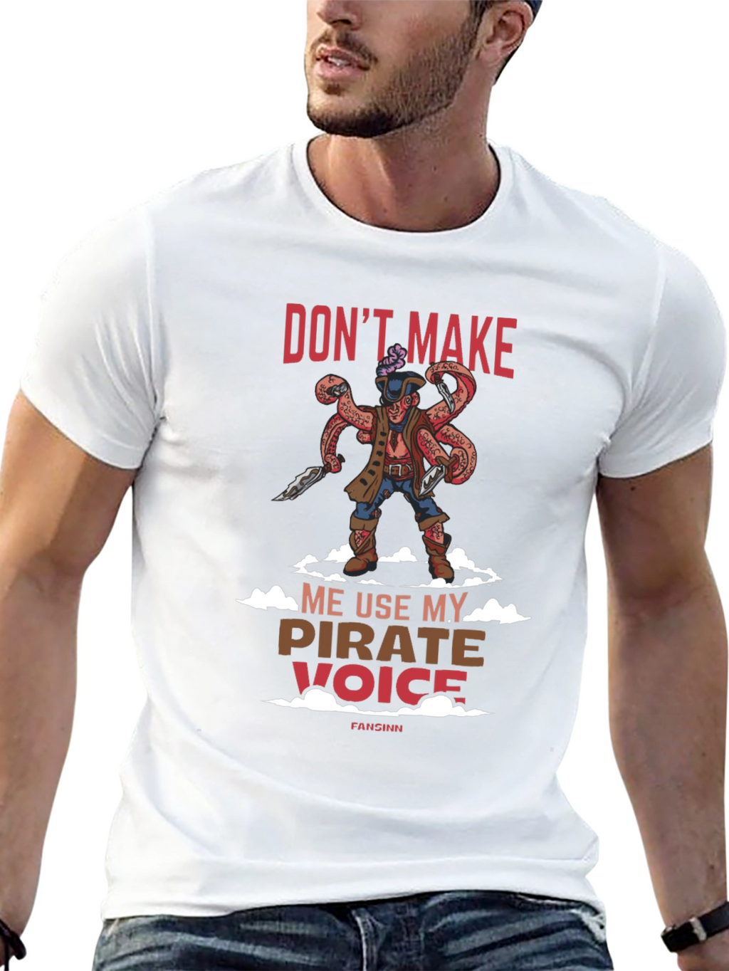 Pirate Voice Graphic T-Shirt