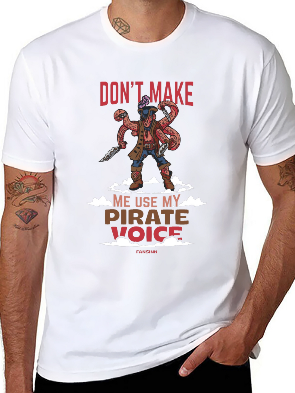 Pirate Voice Graphic T-Shirt
