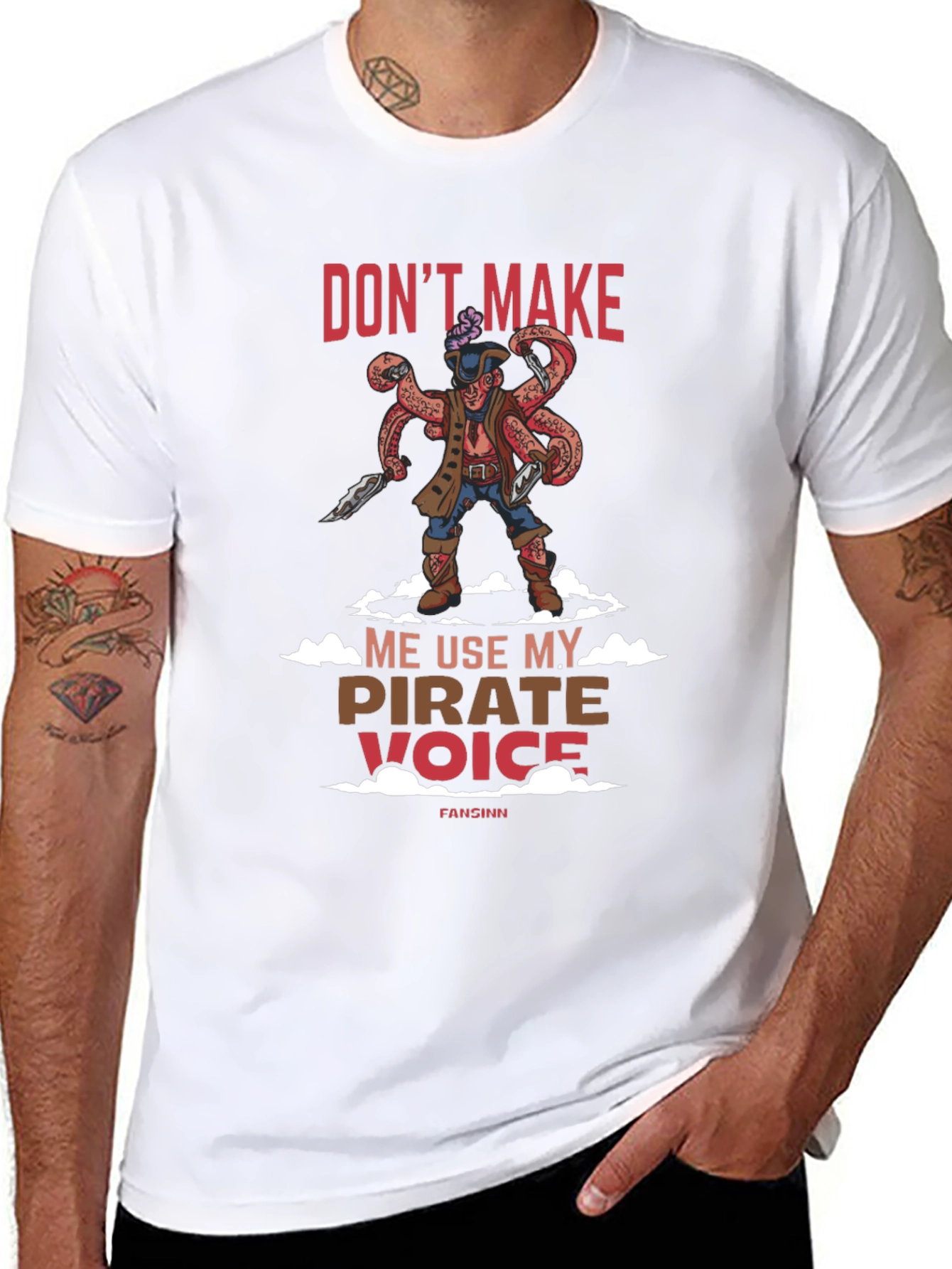 Pirate Voice Graphic T-Shirt