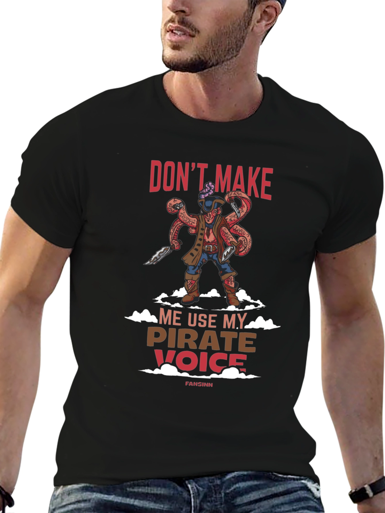 Pirate Voice Graphic T-Shirt