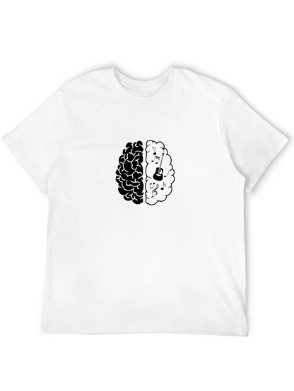 Musical Mind T-Shirt - Brain Graphic Tee