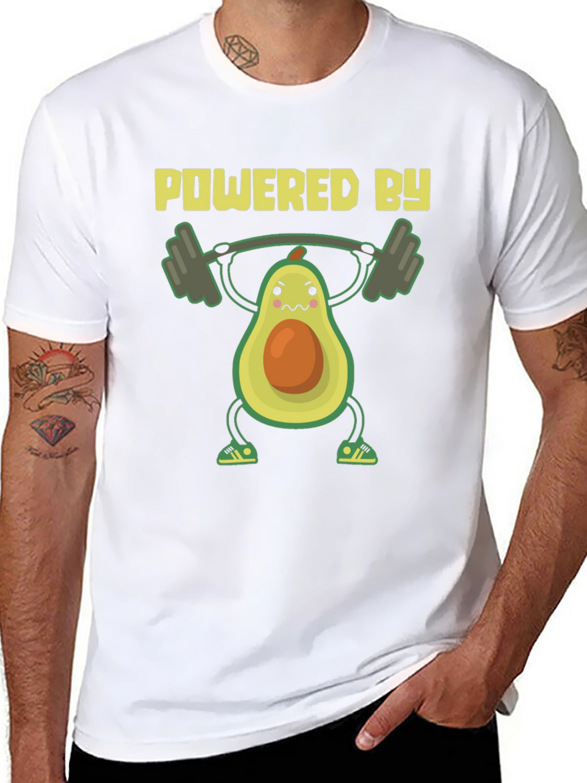 Powered by Avocado Workout T-Shirt