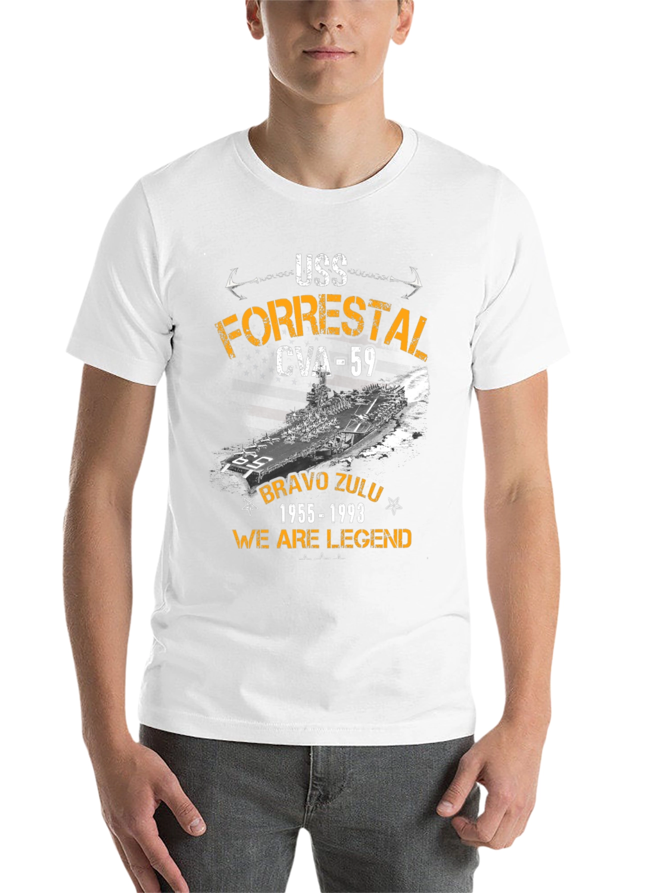 USS Forrestal CVA-59 Graphic Tee