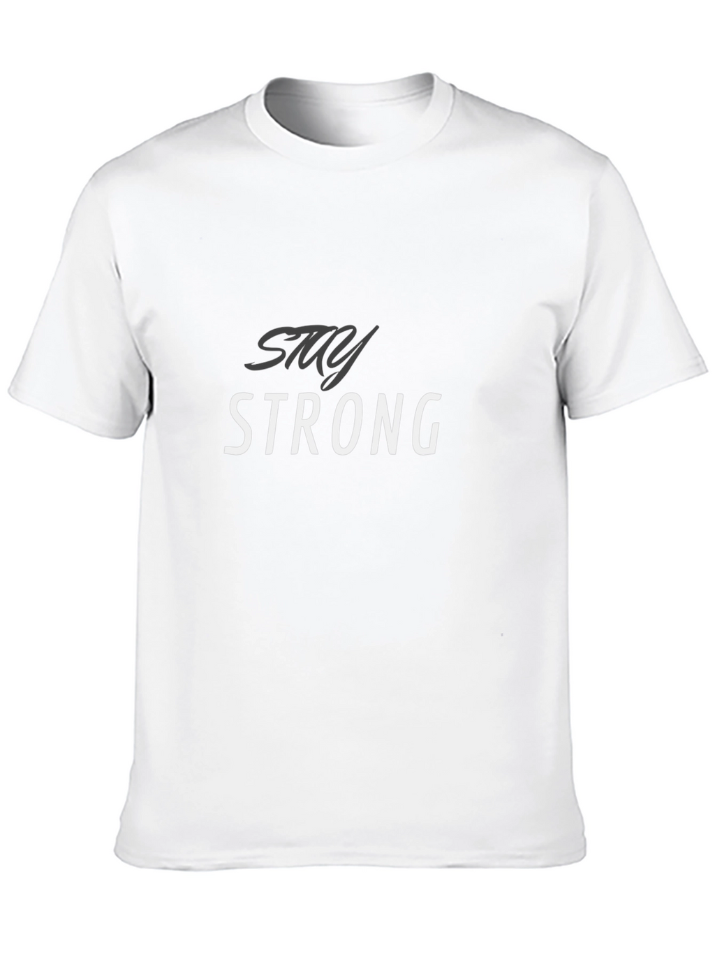 Stay Strong Graphic Tee - Mens Black T-Shirt