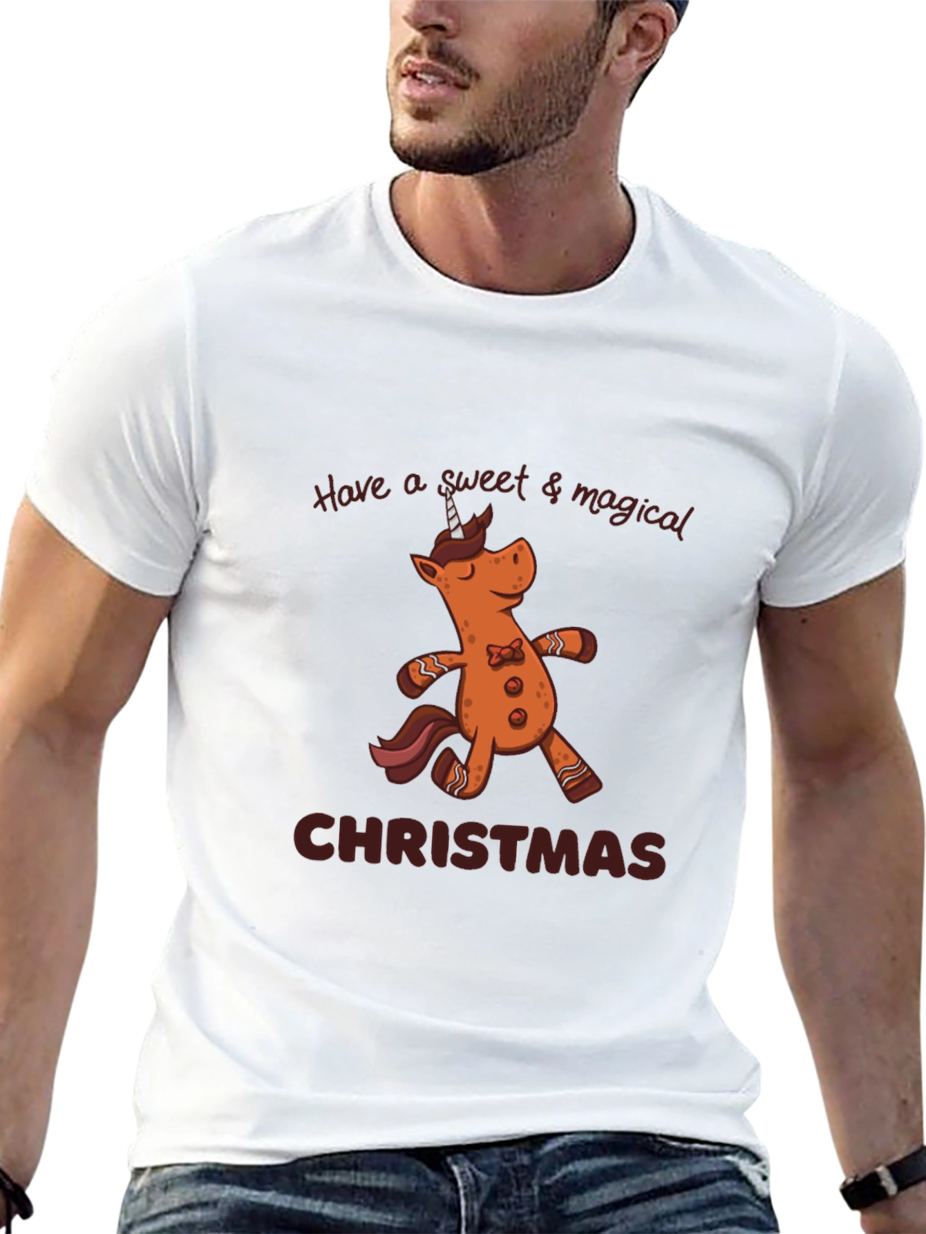 Magical Unicorn Christmas T-Shirt