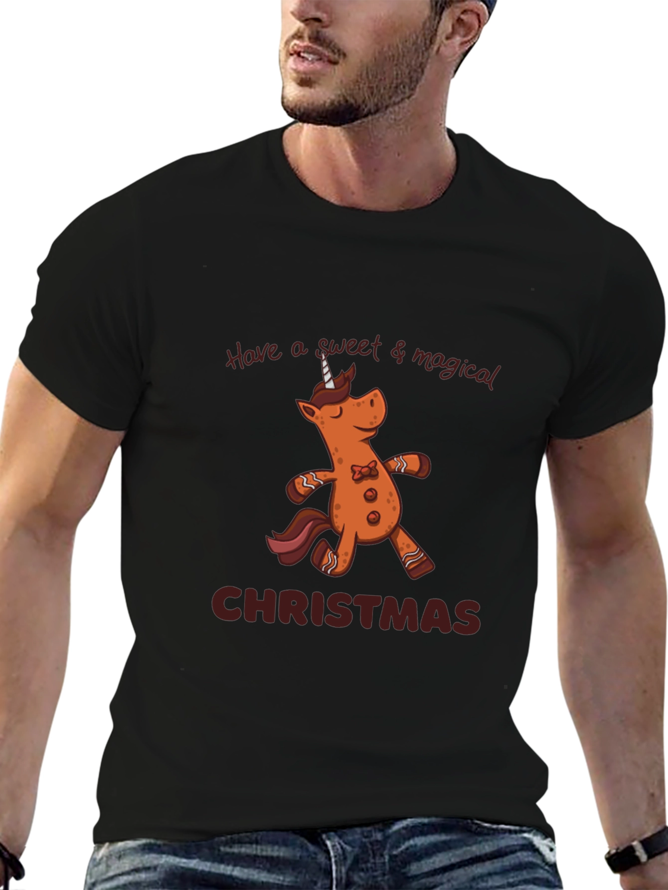 Magical Unicorn Christmas T-Shirt