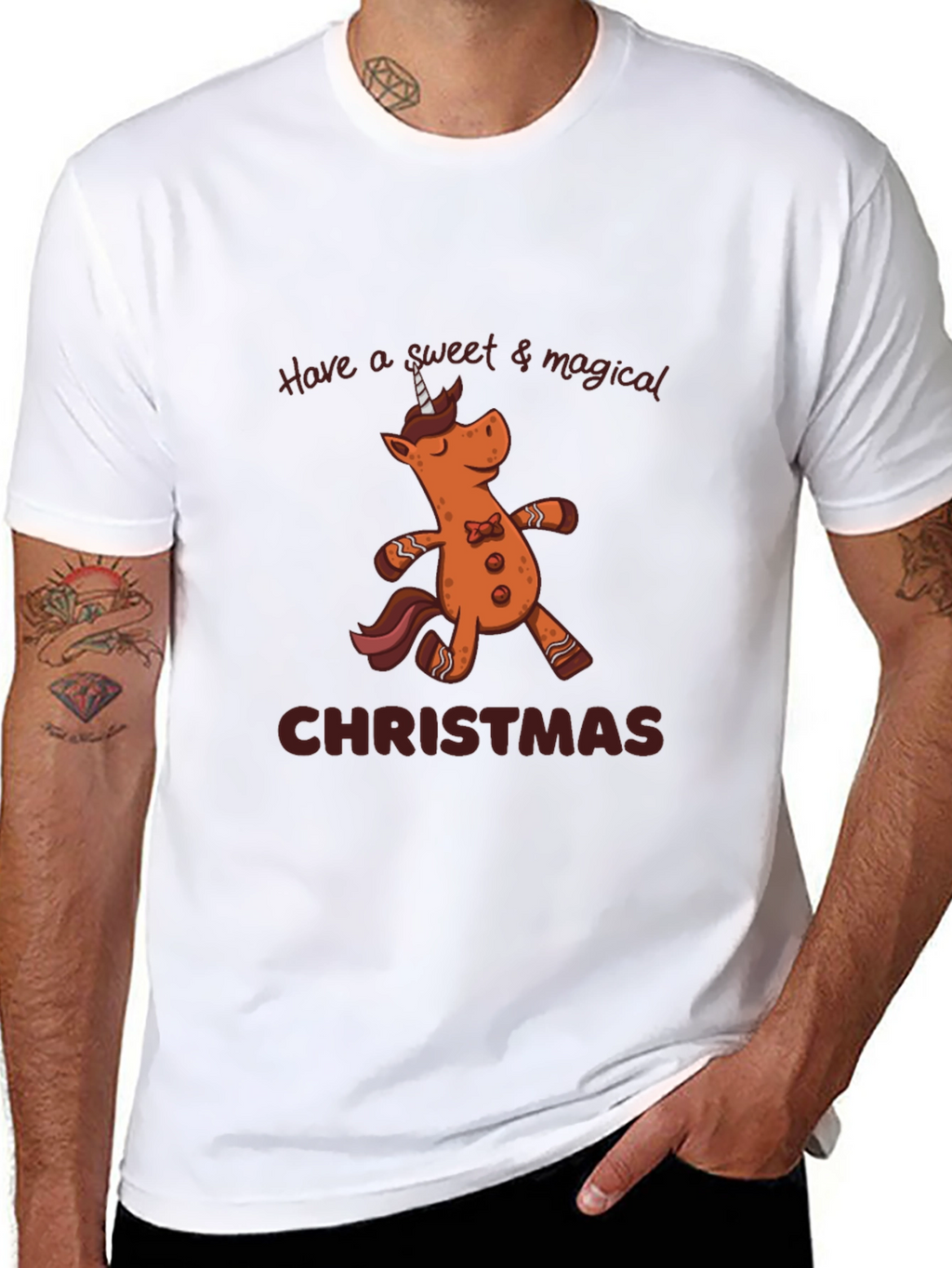 Magical Unicorn Christmas T-Shirt