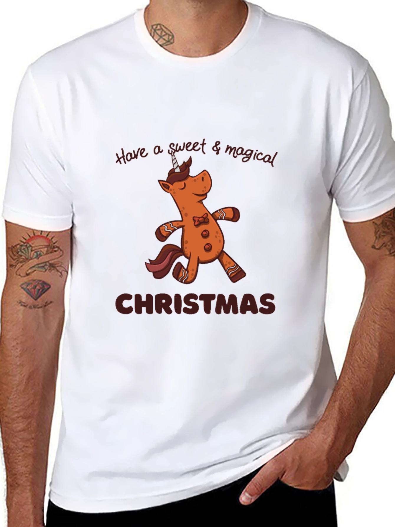 Magical Unicorn Christmas T-Shirt