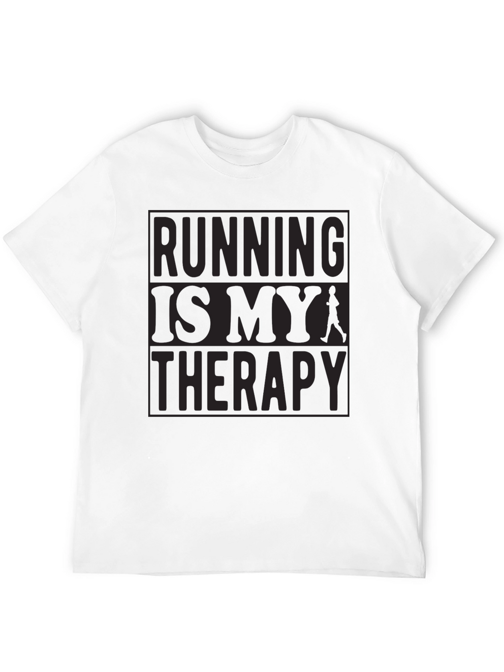 Running is My Therapy Graphic T-Shirt