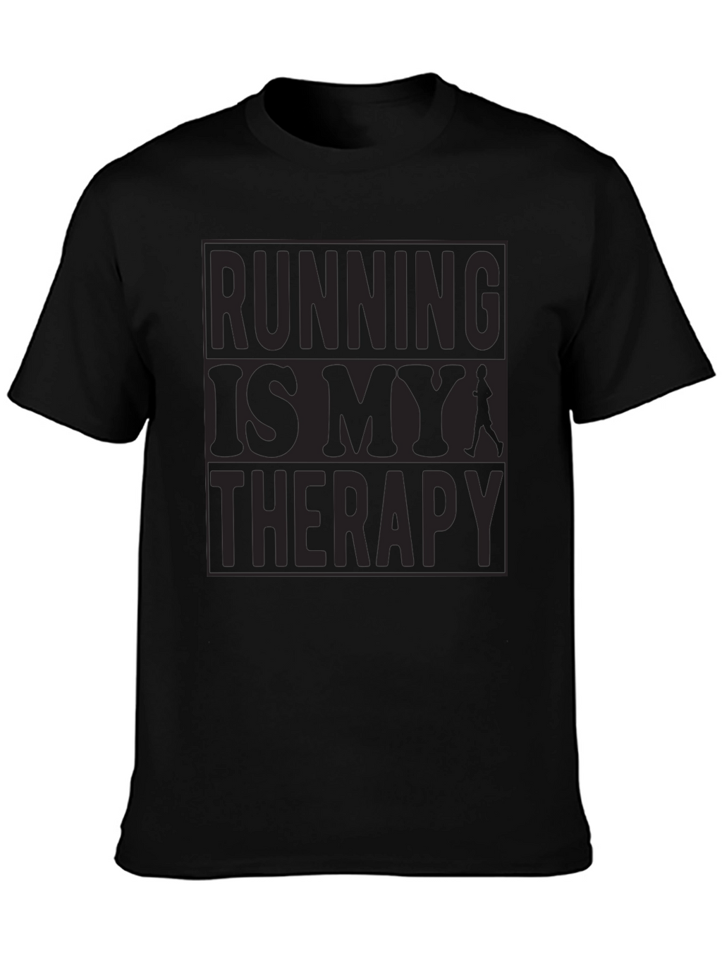 Running is My Therapy Graphic T-Shirt