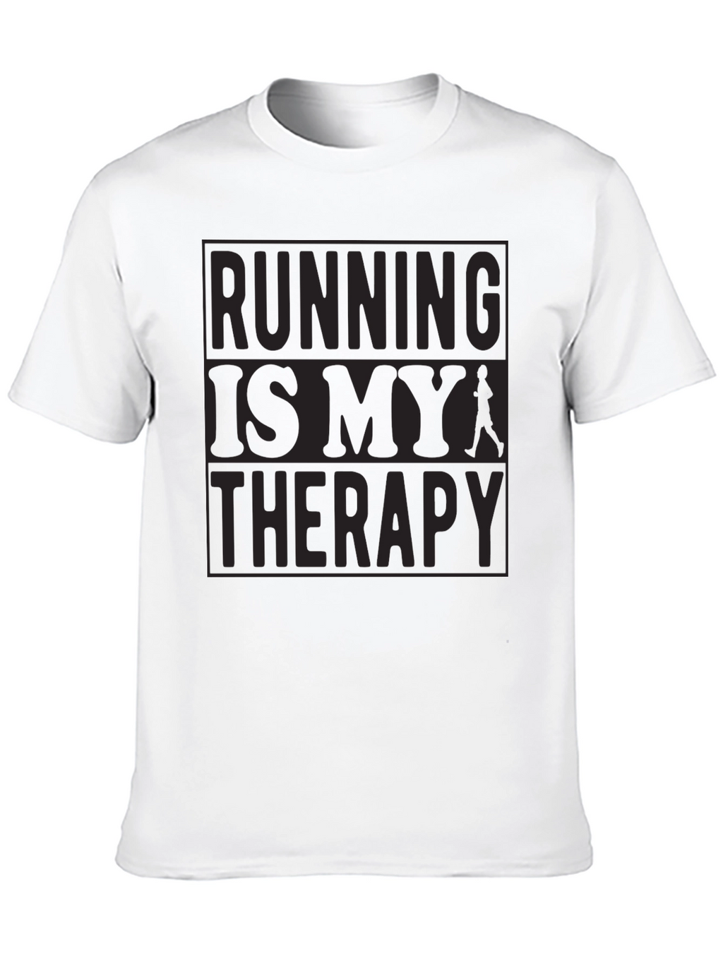 Running is My Therapy Graphic T-Shirt