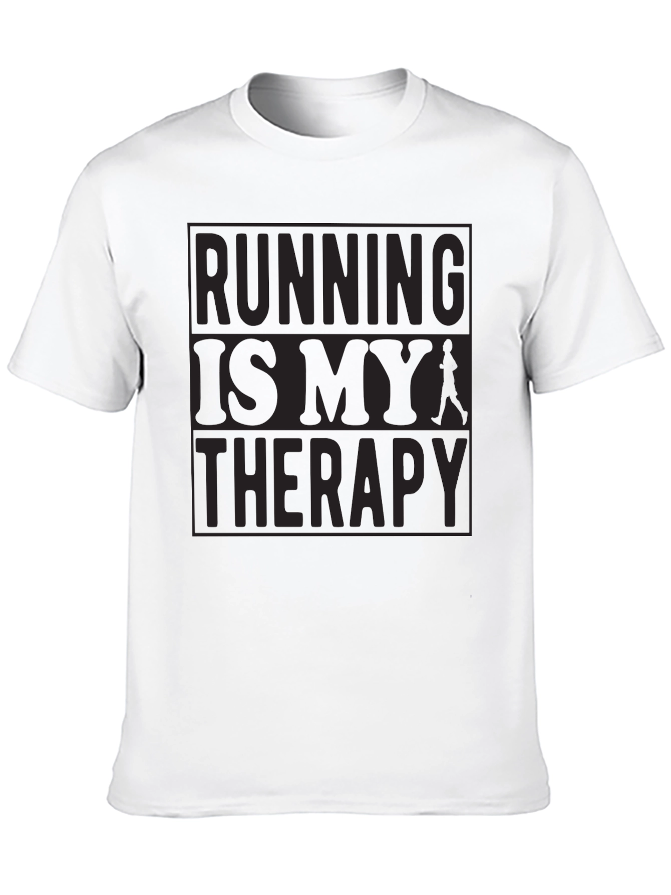 Running is My Therapy Graphic T-Shirt