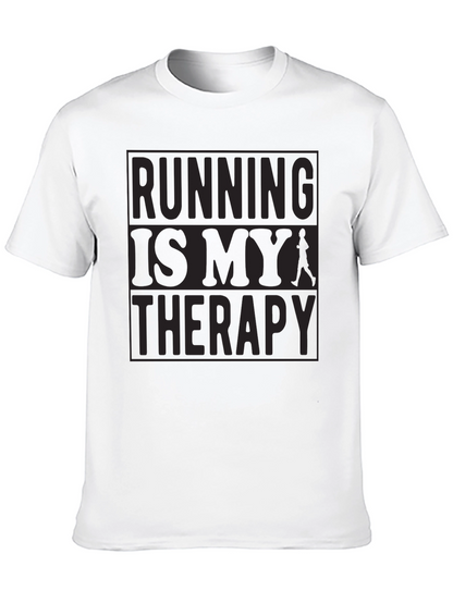 Running is My Therapy Graphic T-Shirt