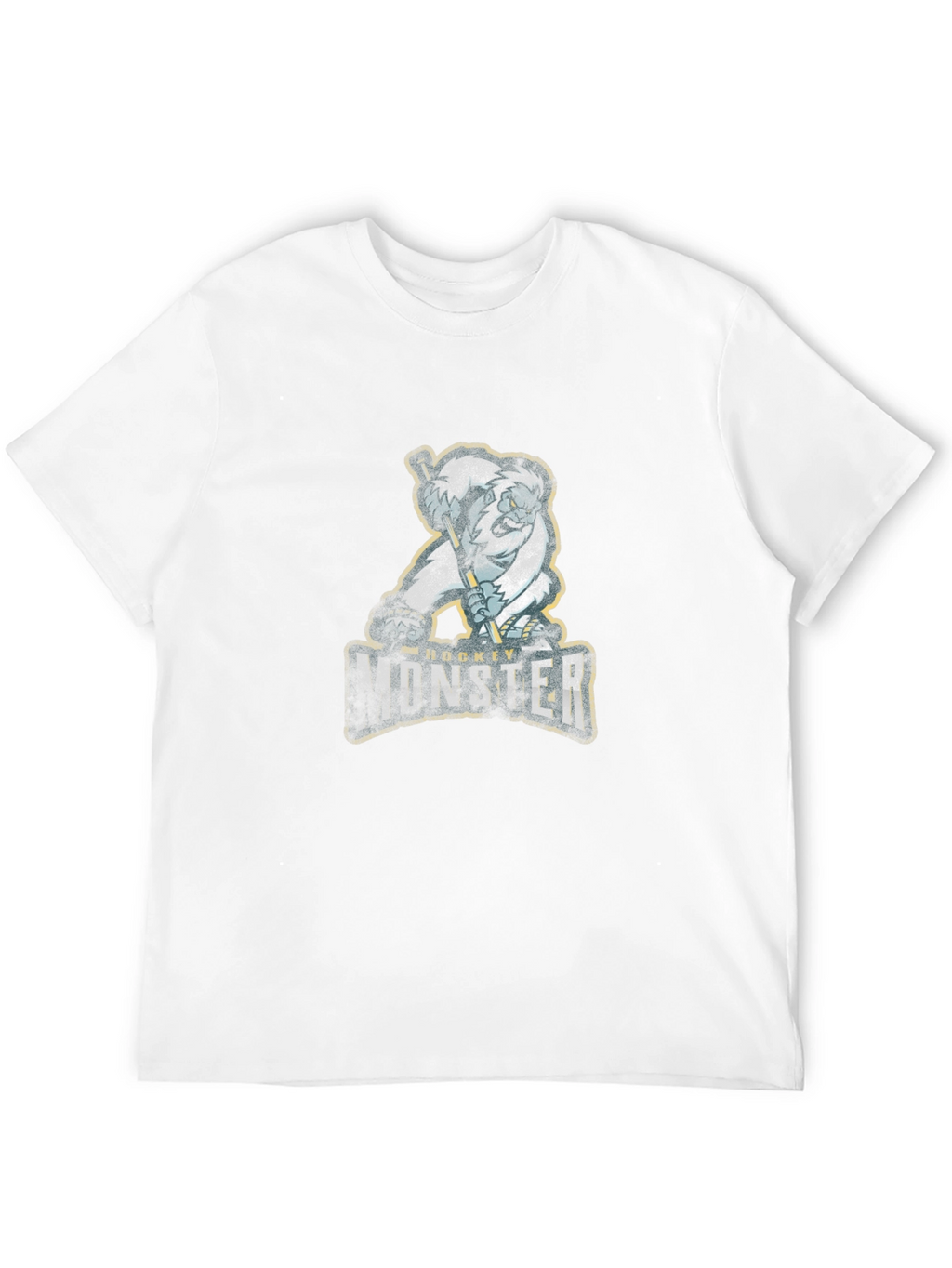 Hockey Monster Graphic Tee - Black
