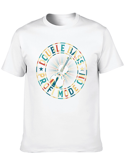 Double Bass Pro Mode On Black T-Shirt