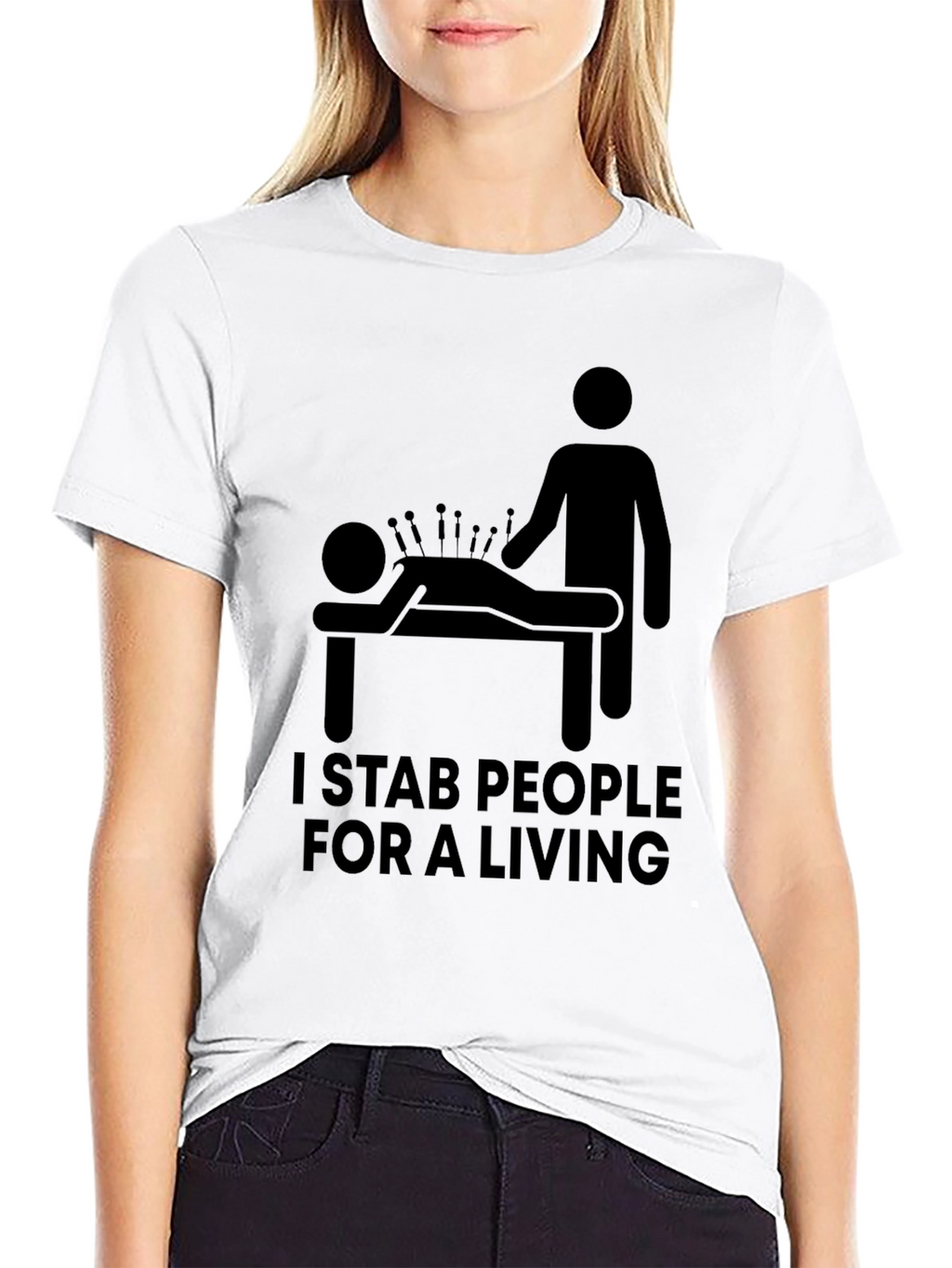I Stab People For A Living Graphic Tee