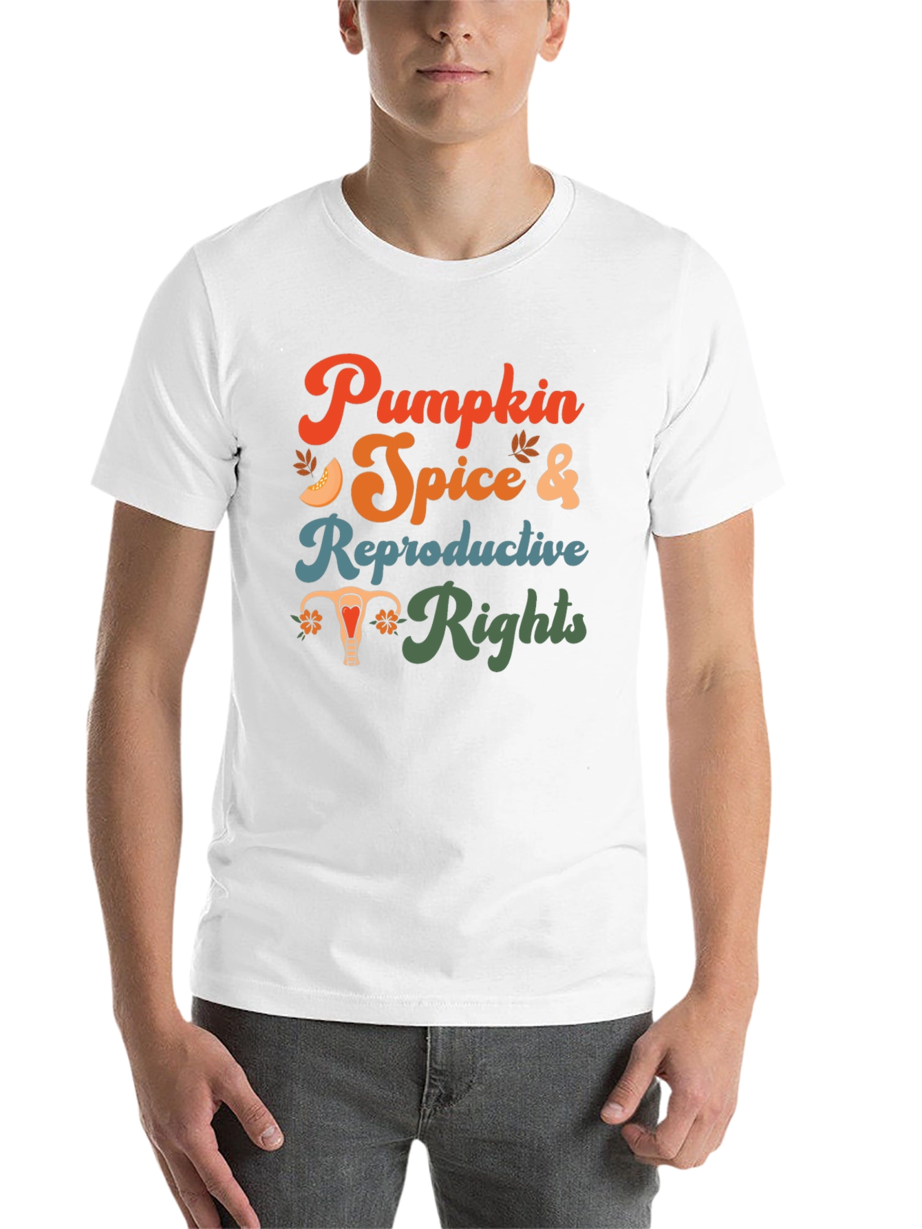 Pumpkin Spice & Reproductive Rights Graphic Tee