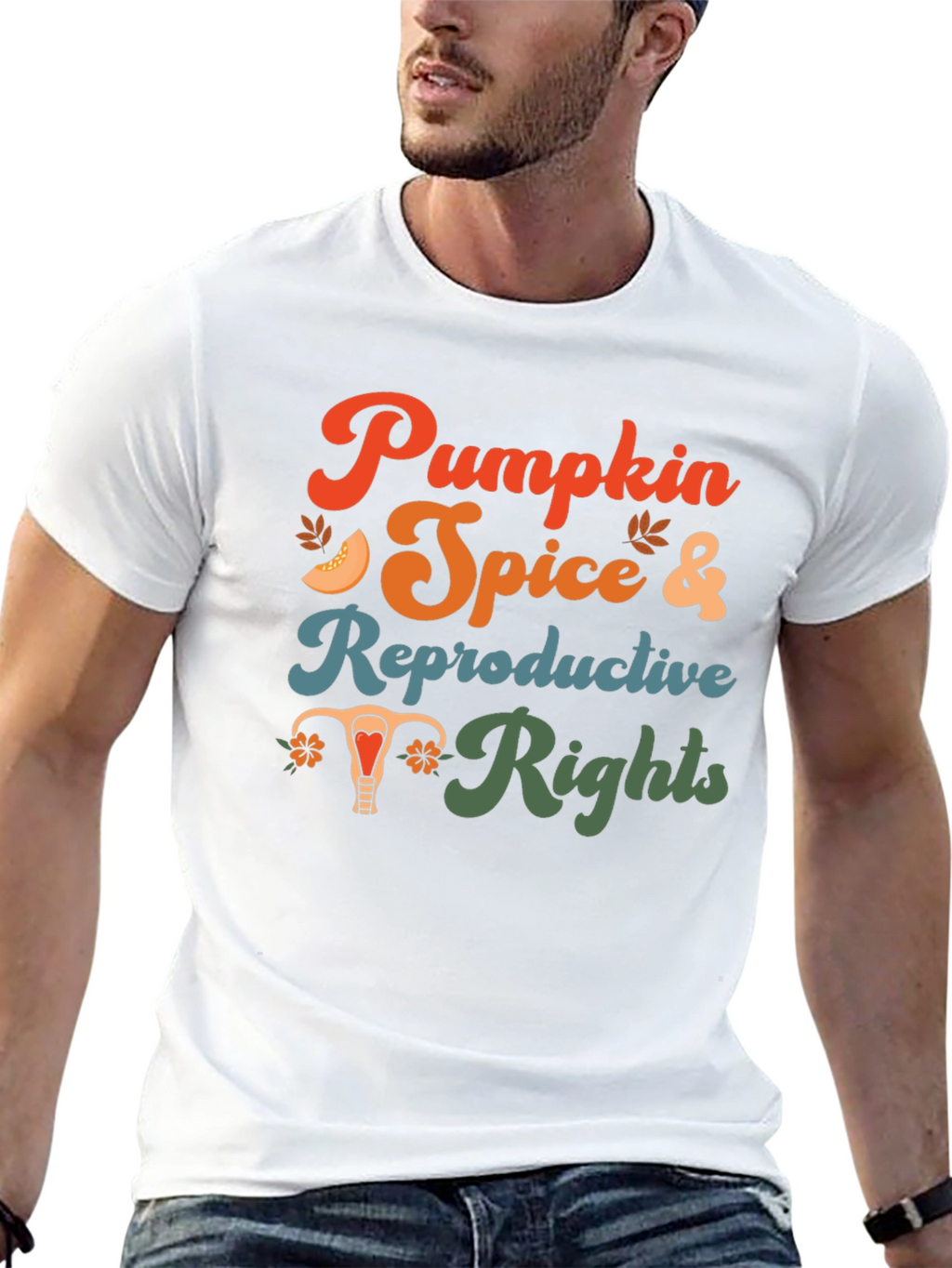 Pumpkin Spice & Reproductive Rights Graphic Tee