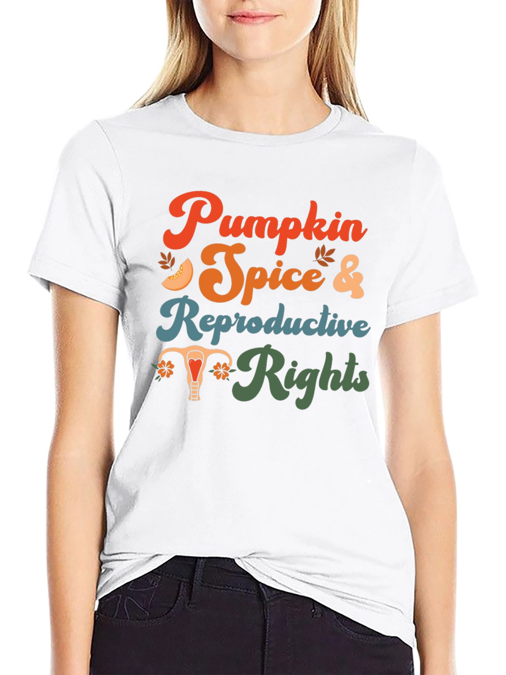 Pumpkin Spice & Reproductive Rights Graphic Tee