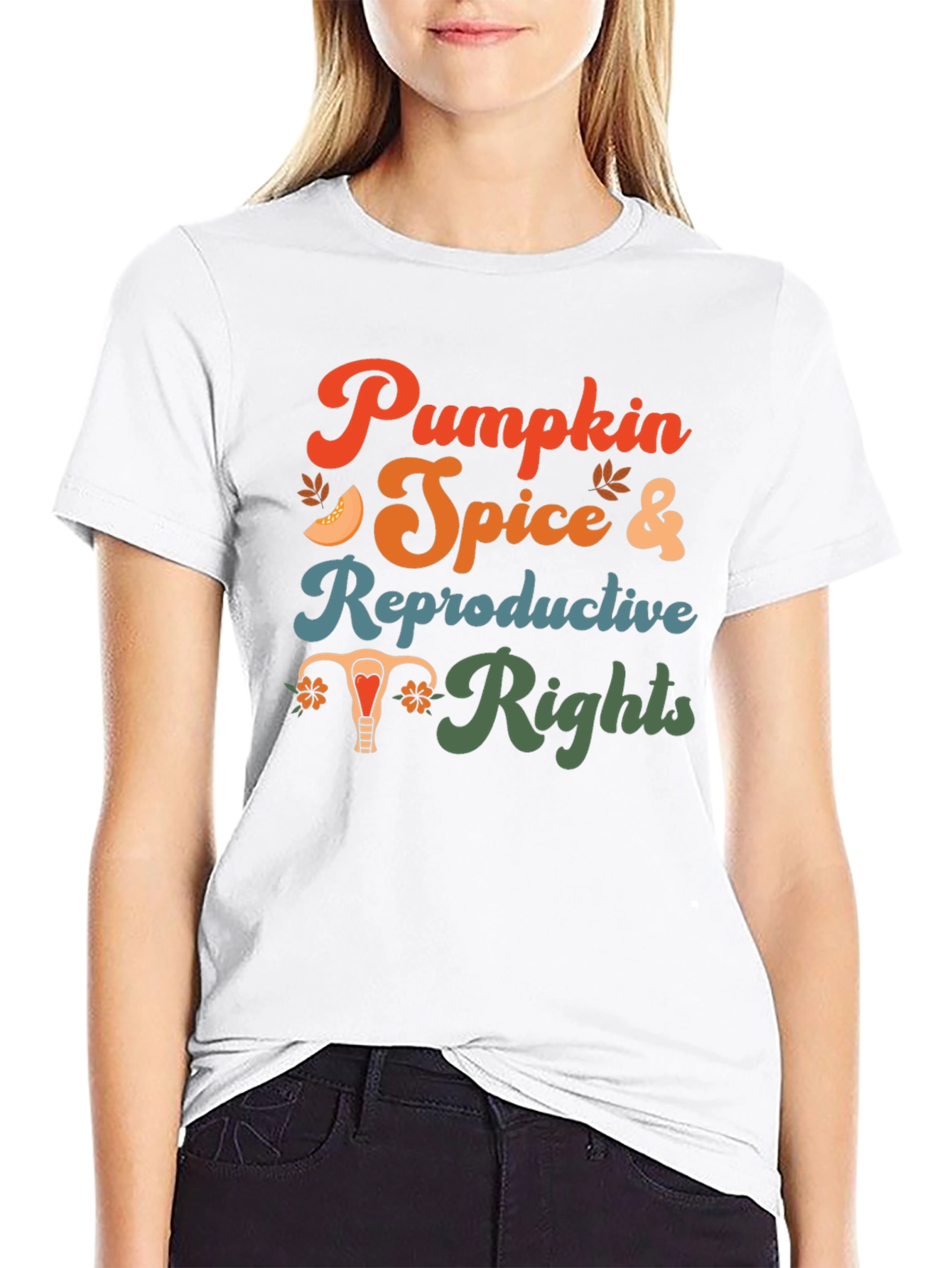 Pumpkin Spice & Reproductive Rights Graphic Tee