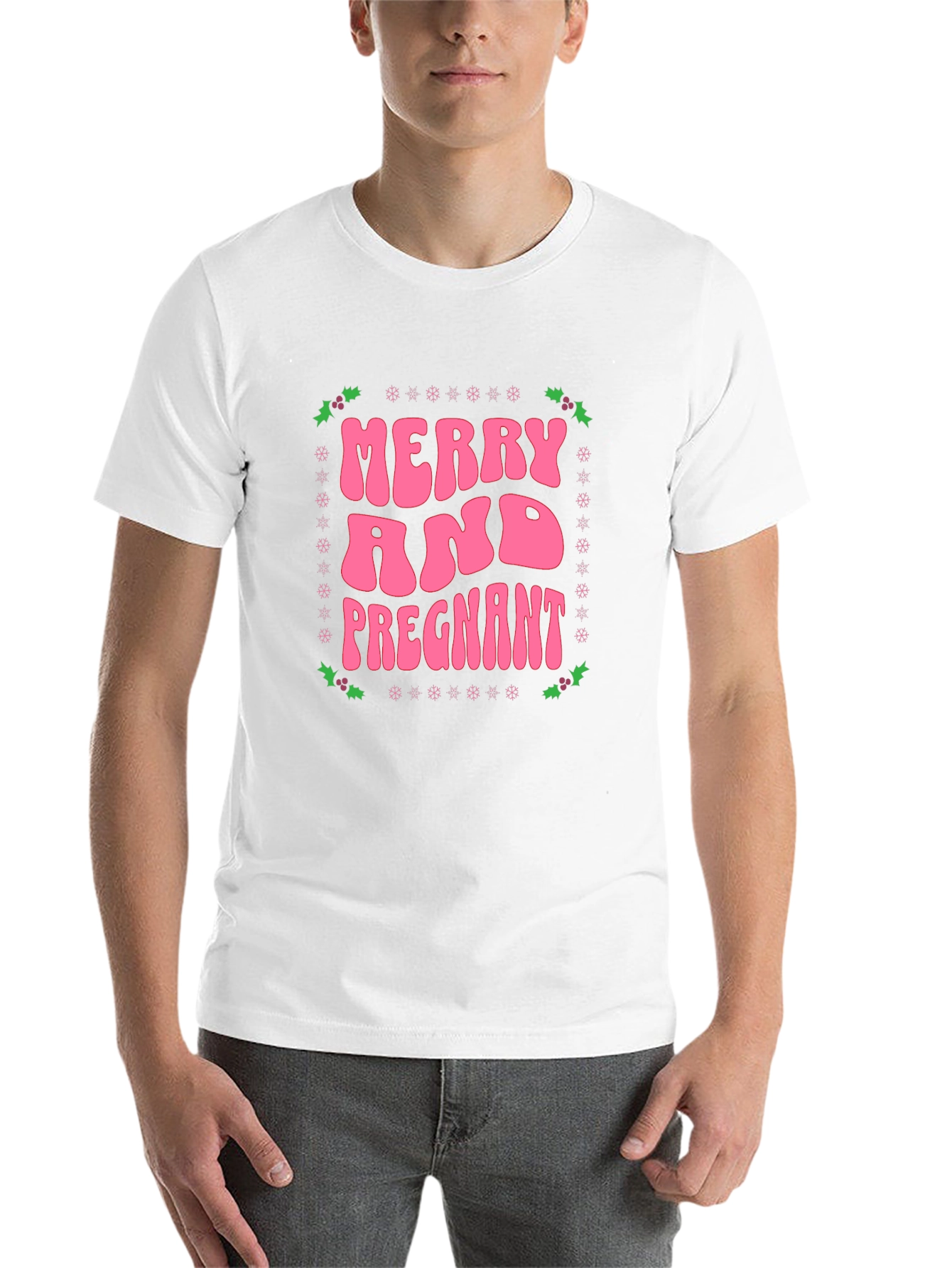 Merry and Pregnant Graphic Tee