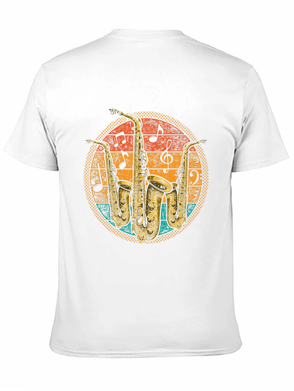 Retro Saxophone Music T-Shirt