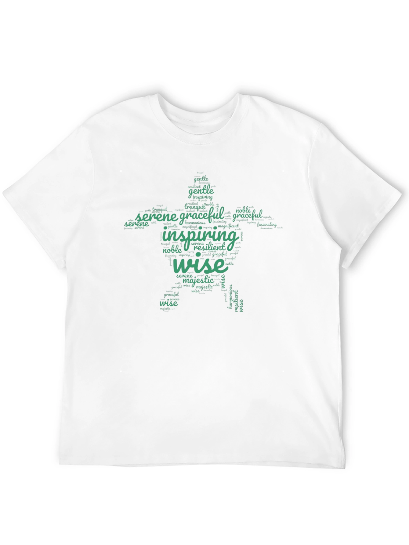 Inspiring Words T-Shirt - Wise Serene Graceful