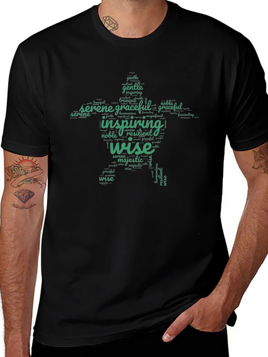 Inspiring Words T-Shirt - Wise Serene Graceful