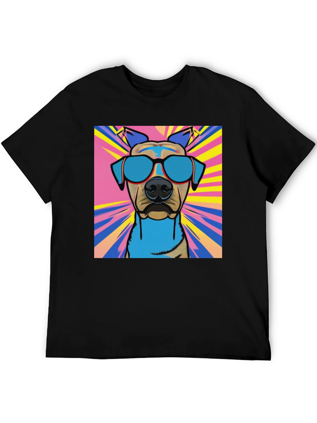 Cool Dog Graphic Tee - Stylish Canine Design