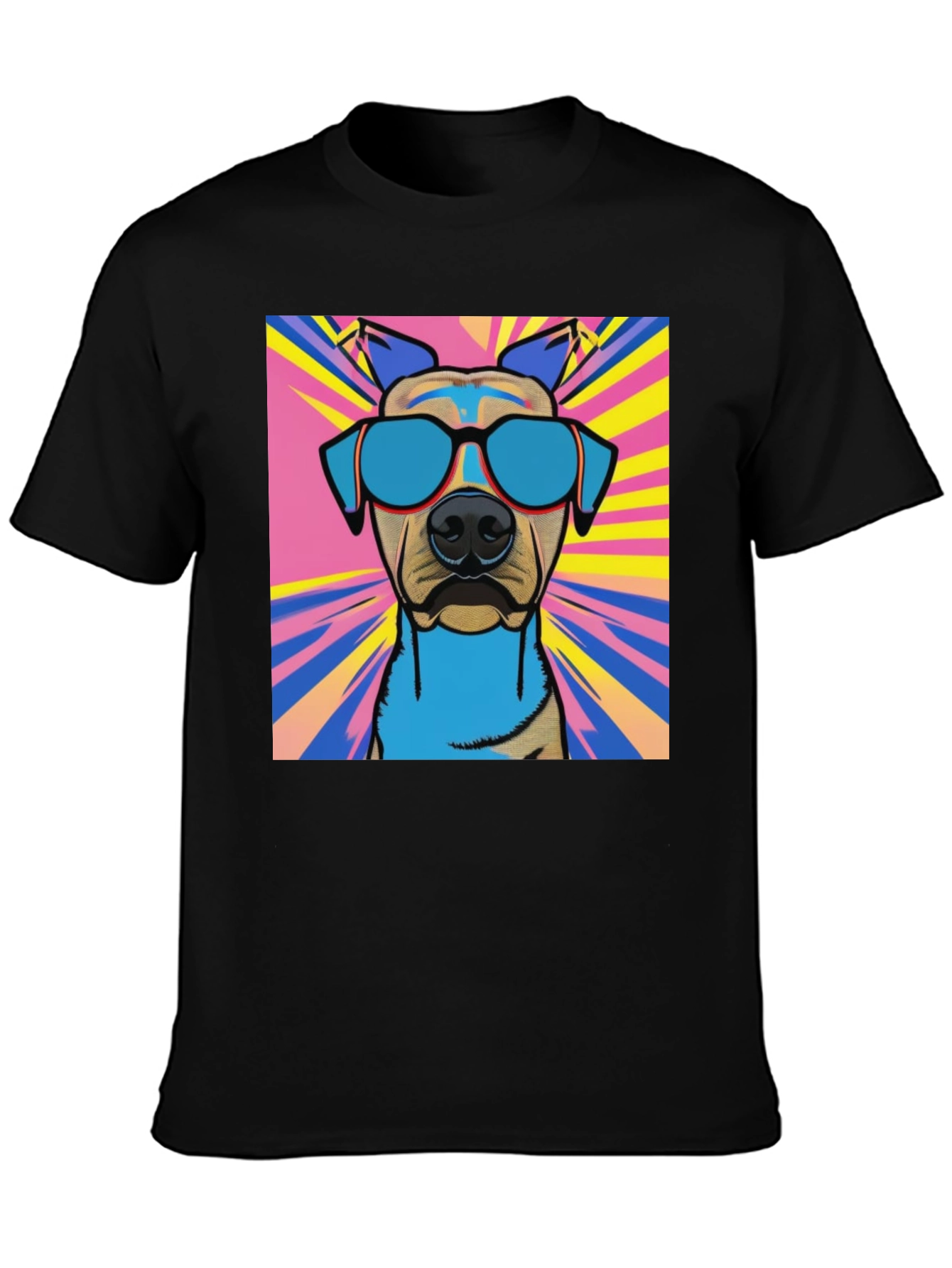 Cool Dog Graphic Tee - Stylish Canine Design