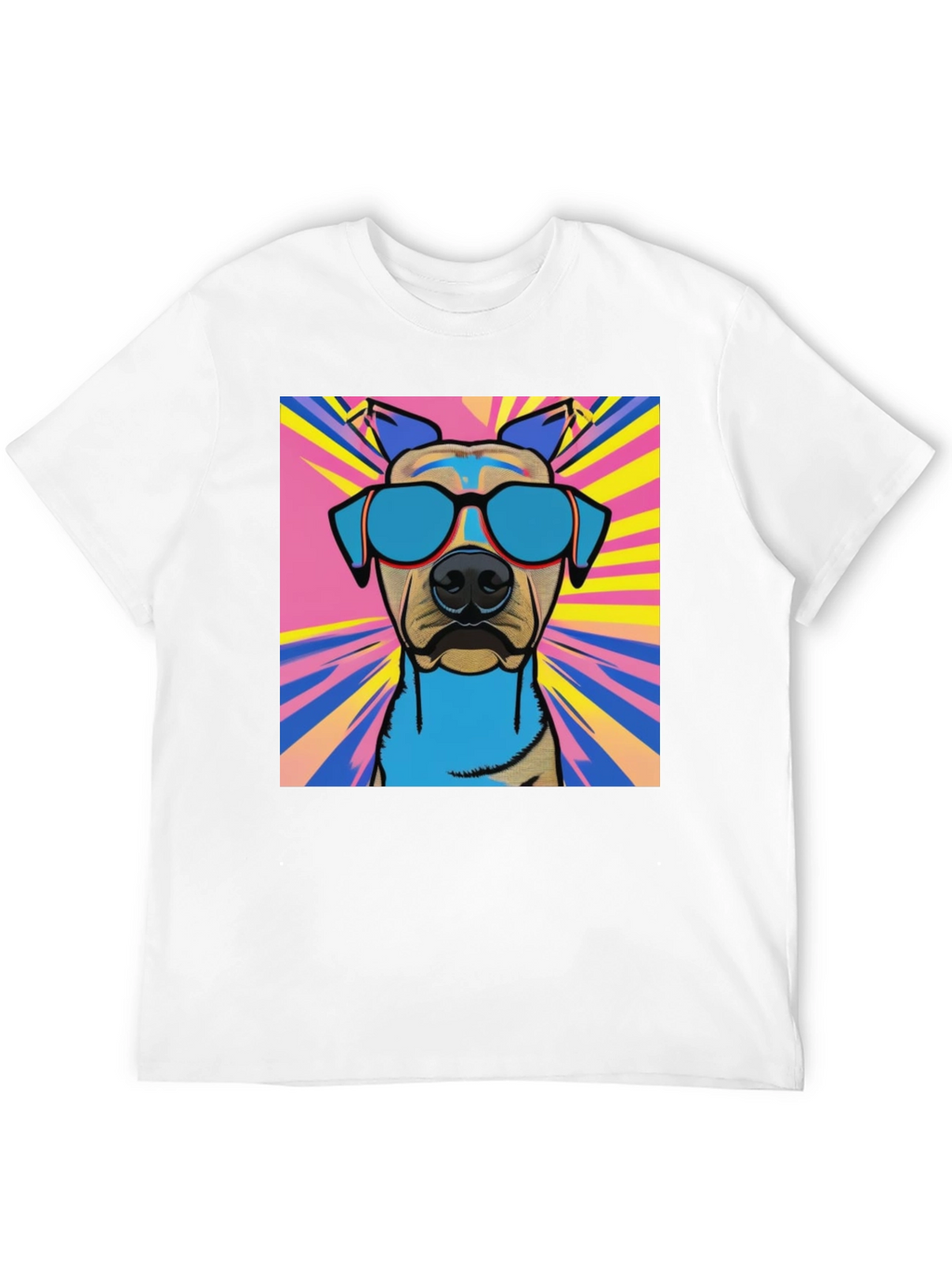 Cool Dog Graphic Tee - Stylish Canine Design